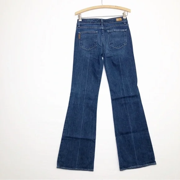 PAIGE Dark Blue Boot Cut Jeans - Picture 10 of 12